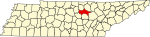 State map highlighting Putnam County