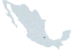 Location within Mexico