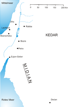 Location of Midian