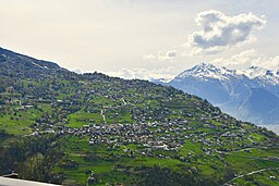 Vy över Nendaz