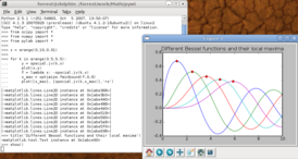 Скриншот программы SciPy