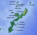 Okinawa Islands map