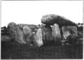 Le dolmen en 1909.