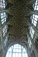 Lierne vaults of Gloucester Cathedral (Perpendicular Gothic)