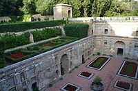 Vue sur les jardins