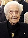 Rita Levi-Montalcini, Neurologist and Nobel laurete for the discovery of nerve growth factor[277]