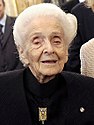 Rita Levi-Montalcini, Neurologist and Nobel laurete for the discovery of nerve growth factor[268]