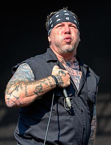Miret with Agnostic Front in 2016