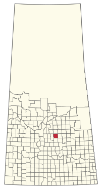 Location of the RM of Wolverine No. 340 in Saskatchewan