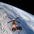 Image 8America's first space station Skylab in orbit February 8, 1974 (from 1970s)