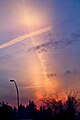 Sun pillar