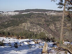 La vallée de l'Enfer vue de Ste Lucie