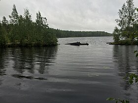 Вид из северо-западной оконечности озера