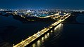 夜間的四草大橋