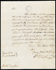 Adam Ferguson, previously working as a professor at the University of Edinburgh, became heavily involved in the American War of Independence, especially when asked to join the Carlisle commission which went to America in order to negotiate an agreement with Washington and the American congress. Once in America, Ferguson was appointed secretary of the commission. As this letter states, Ferguson was denied a passport and Washington was wary to make any decisions without the consent of congress beforehand. Ultimately, congress continued to ignore or deny requests from the commission until the party finally returned to Britain later that year. The letter is signed June 9: 1778, three days after the commission arrived in America.