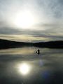 Canoeing on Bjørnsjøen