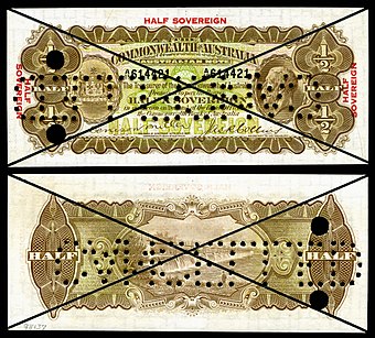 Banknotes of the Australian pound