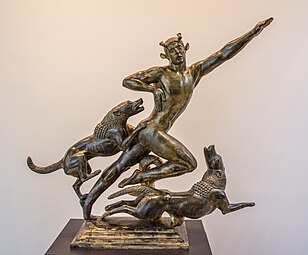 Actaeon by Paul Manship (1925), in a temporary exhibition called the "Jazz Age" at the Cleveland Museum of Art, US