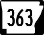 Highway 363 marker