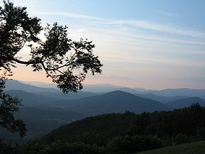 Boone Knob; Northwest View