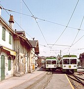 Scène à la gare de Chauderon, mai 1992.