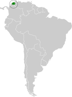 Distribución de Chlorostilbon russatus