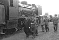 4AR no.1554 was part of an armoured train based at Mapleton Camp during WW2, here being inspected by the Hon. F.C. Sturrock, M.P., Minister of Transport