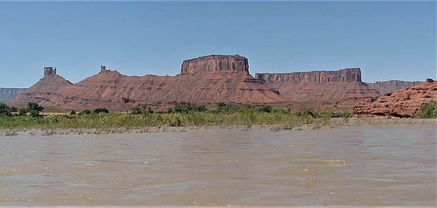 Convent Mesa from the Colorado River