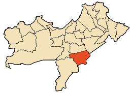 Oued Tlelat – Mappa