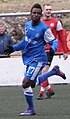 David Asare als Spieler des färöischen Fußball- clubs FC Suðuroy, 2012