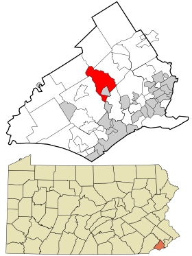 Localisation de Upper Providence Township