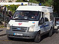 Un fourgon de CRS à Paris.