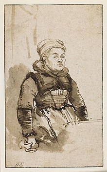 This drawing by Rembrandt is believed to depict Geertje Dircx.
