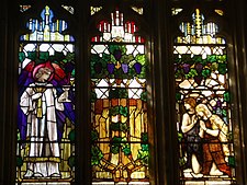 "Man's Redemption/Eucharist". Gloucester Cathedral. Image courtesy of Aidan McRae Thomson.