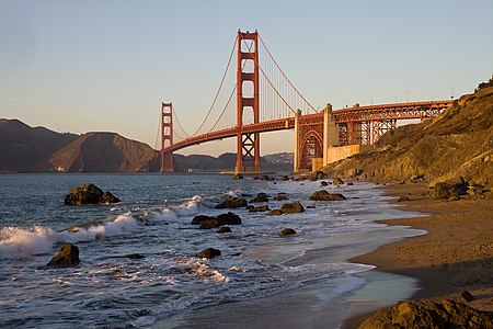 Golden Gate Bridge from Baker Beach, by Christian Mehlführer