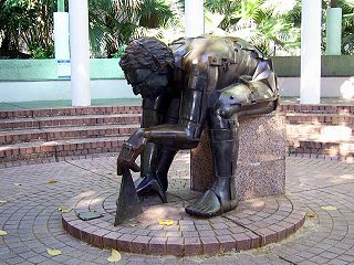 Concept of Newton in Kowloon Park, Hong Kong