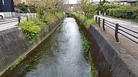 八幡川（田中町・柳ケ坪町境）