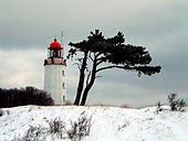 Leuchtturm Dornbusch auf Hiddensee