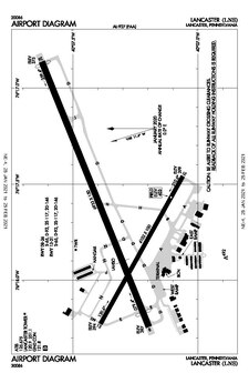 FAA airport diagram as of January 2021