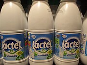 Lactel Milk bottles