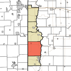 Location in Vermillion County