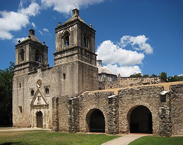 Mission Nuestra Señora de la Purísima Concepción de Acuña in Texas, built between 1711-1731