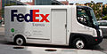 A Modec eStar electric van used by FedEx Express