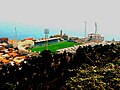 Omar Hamadi Stadium from Notre-Dame d'Afrique in 2017.