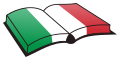 Open book Italy.svg