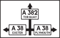 Approach Direction Sign