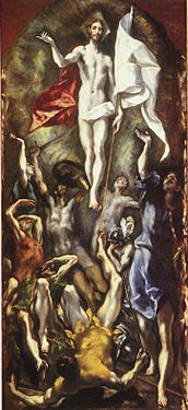 Resurrection 1597-1600 275 x 127 cm Museo del Prado (Madrid)