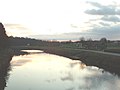 Looking upstream, The Racecourse on the River Wear where the Short Course takes place