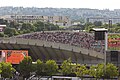 Vue du Court Suzanne-Lenglen depuis le court Philippe-Chatrier.