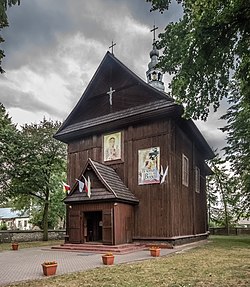 Saint Giles church in Podlesie